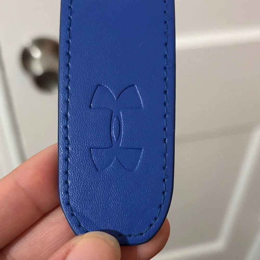 Under Armour Royal Blue Belt with Silver Buckle
